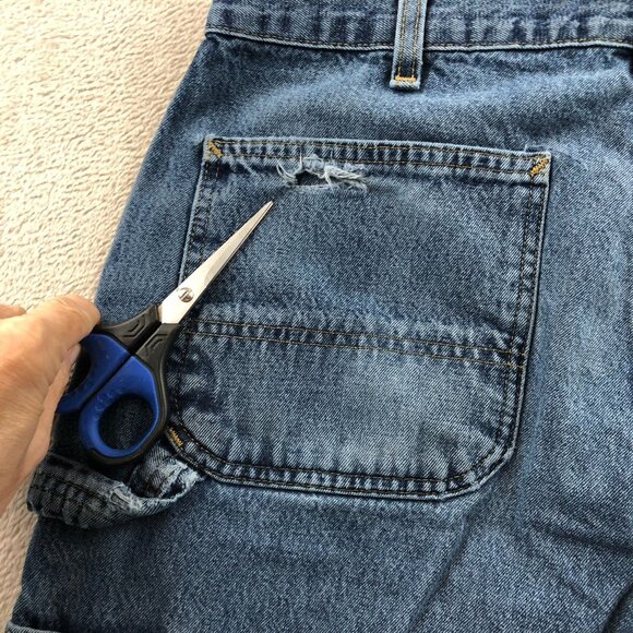 Carhartt Men's B13-DPS Carpenter Jeans Size 33x32 Loose Original Fit Straight - Picture 4 of 14